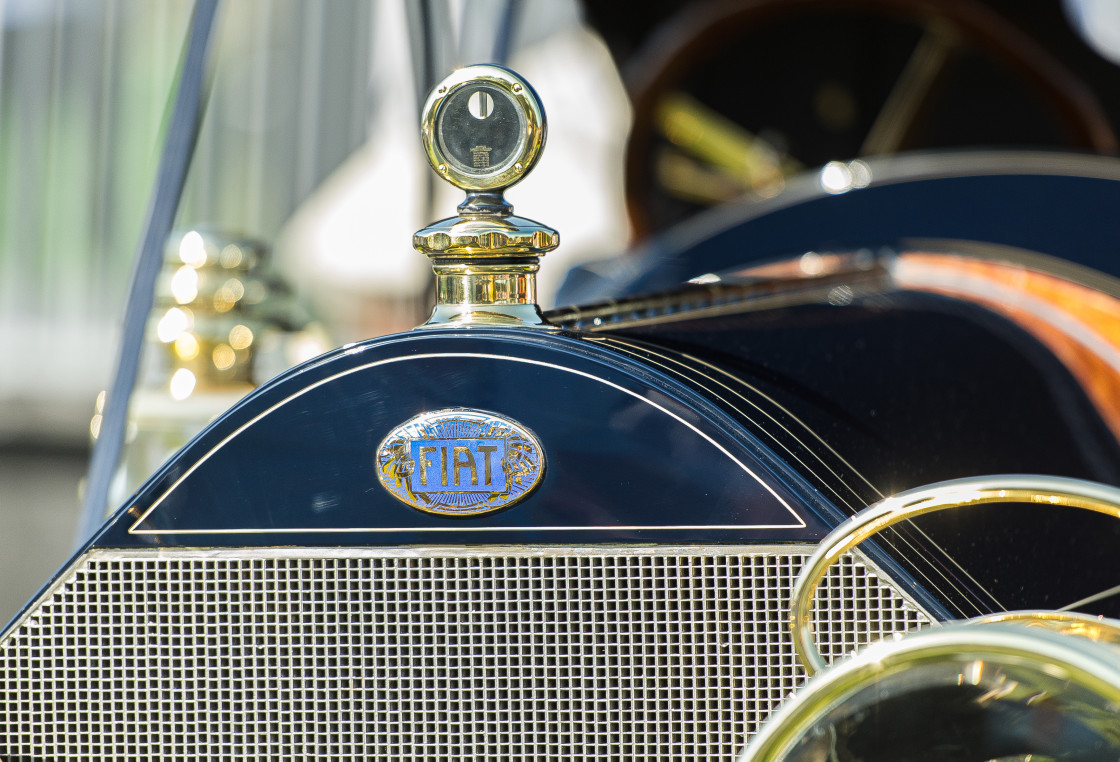 "Fiat grill Amelia Island Concours d’Elegance" stock image