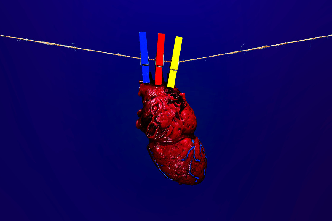 "Heart on the String" stock image