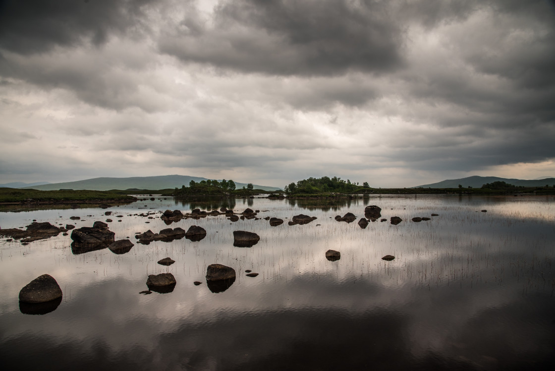 "Loch Ba, Rannoch Moor" stock image