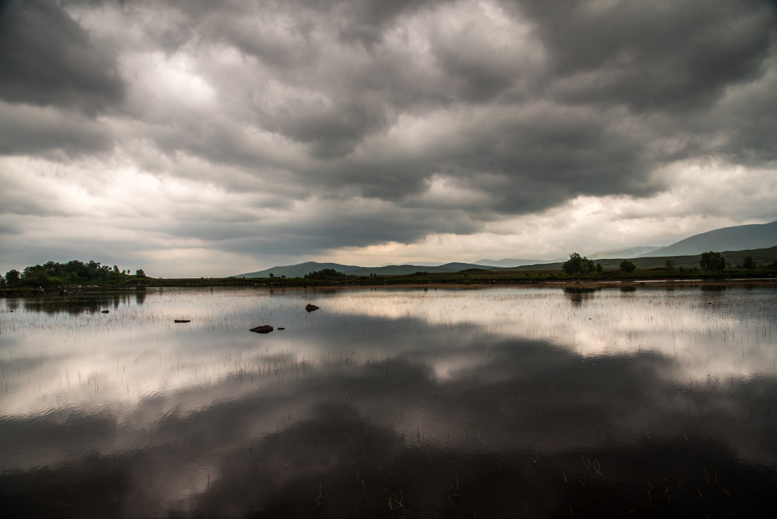 "Loch Ba, Rannoch Moor" stock image