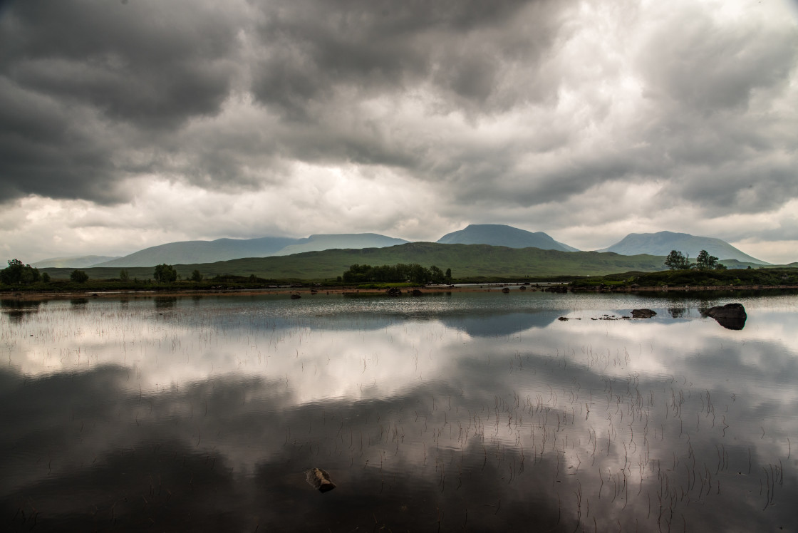 "Loch Ba, Rannoch Moor" stock image