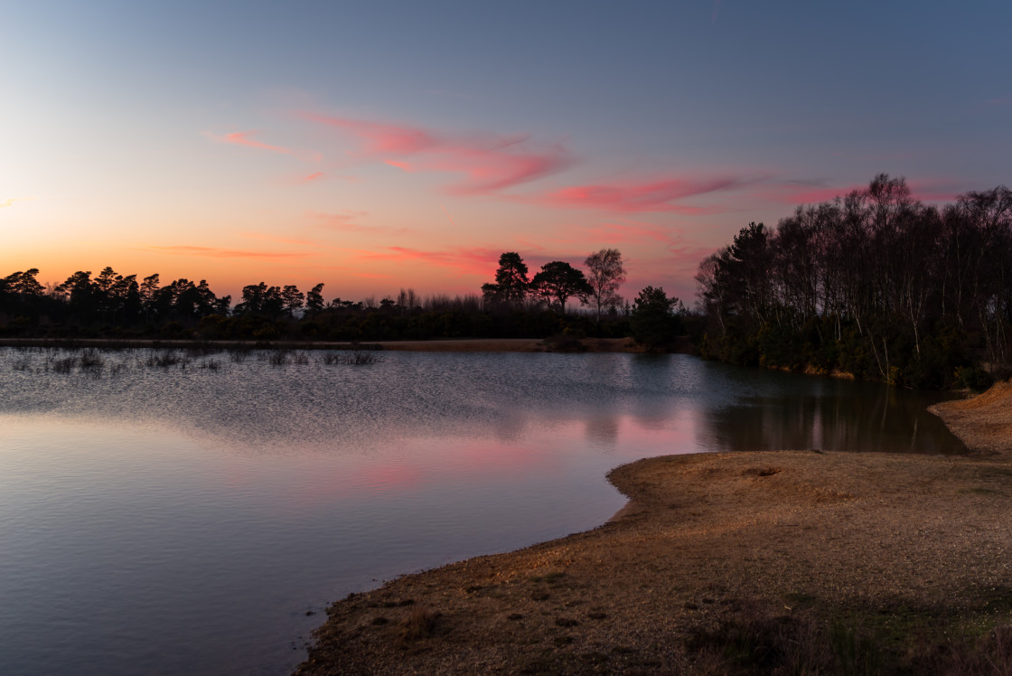 "Lake Twilight" stock image