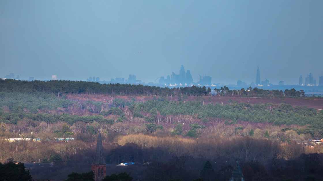 "London on Skyline" stock image