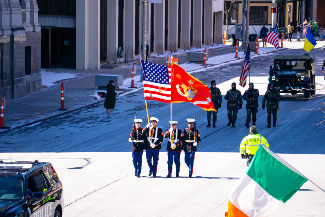 "St. Patrick's Day Parade" by BTG Photographer - $3.09 "St. Patrick's Day Parade" stock image