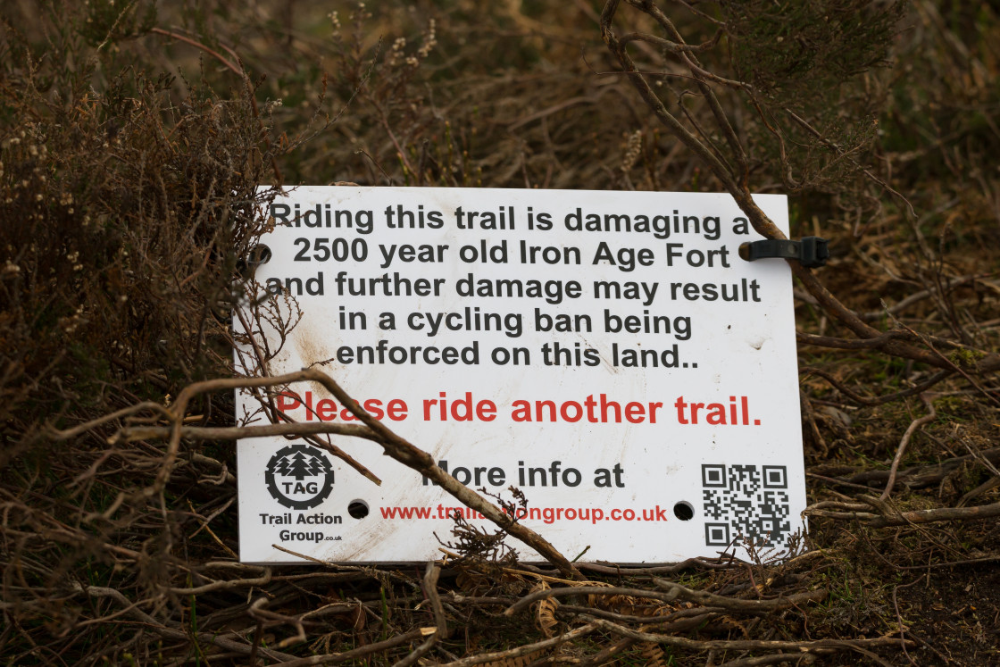 "Conservation Sign" stock image