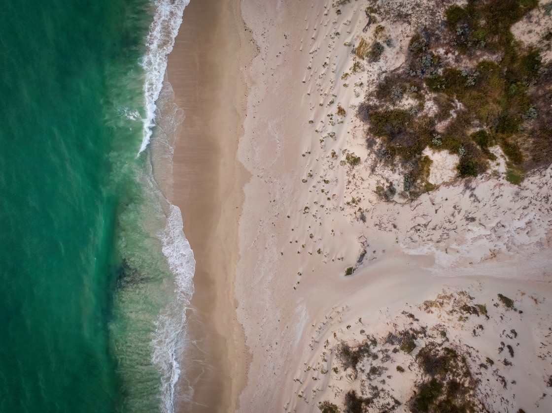 "Ocean Beach Aerial" stock image