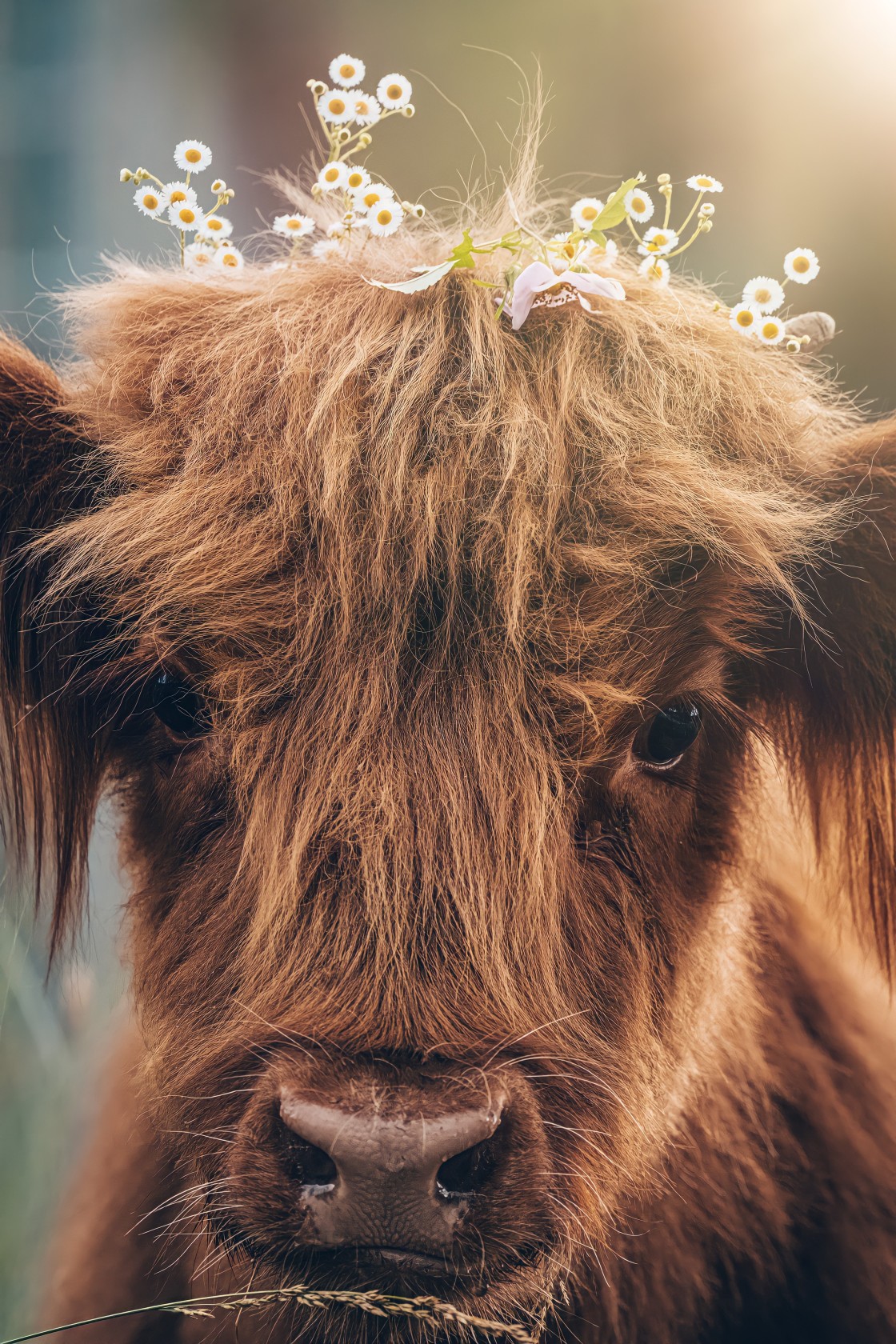 "Highland cow" stock image