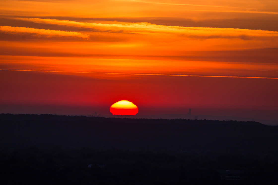 "Red Sunrise" stock image