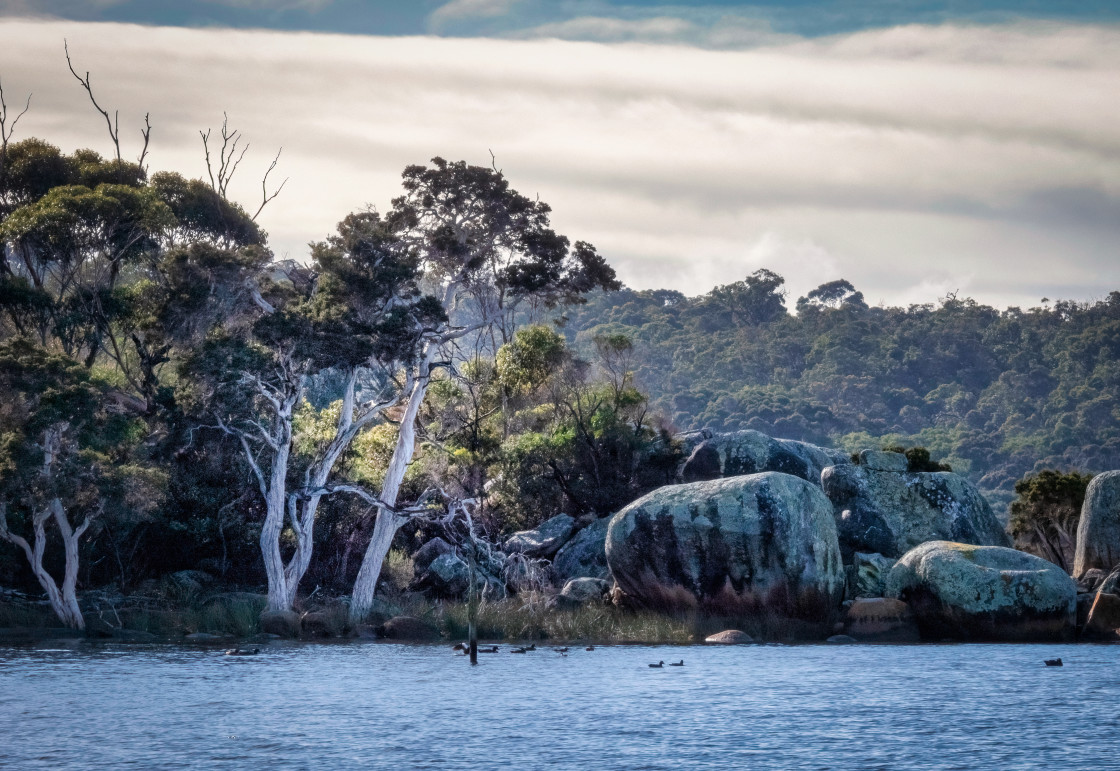 "Wilsons Inlet Rocks" stock image