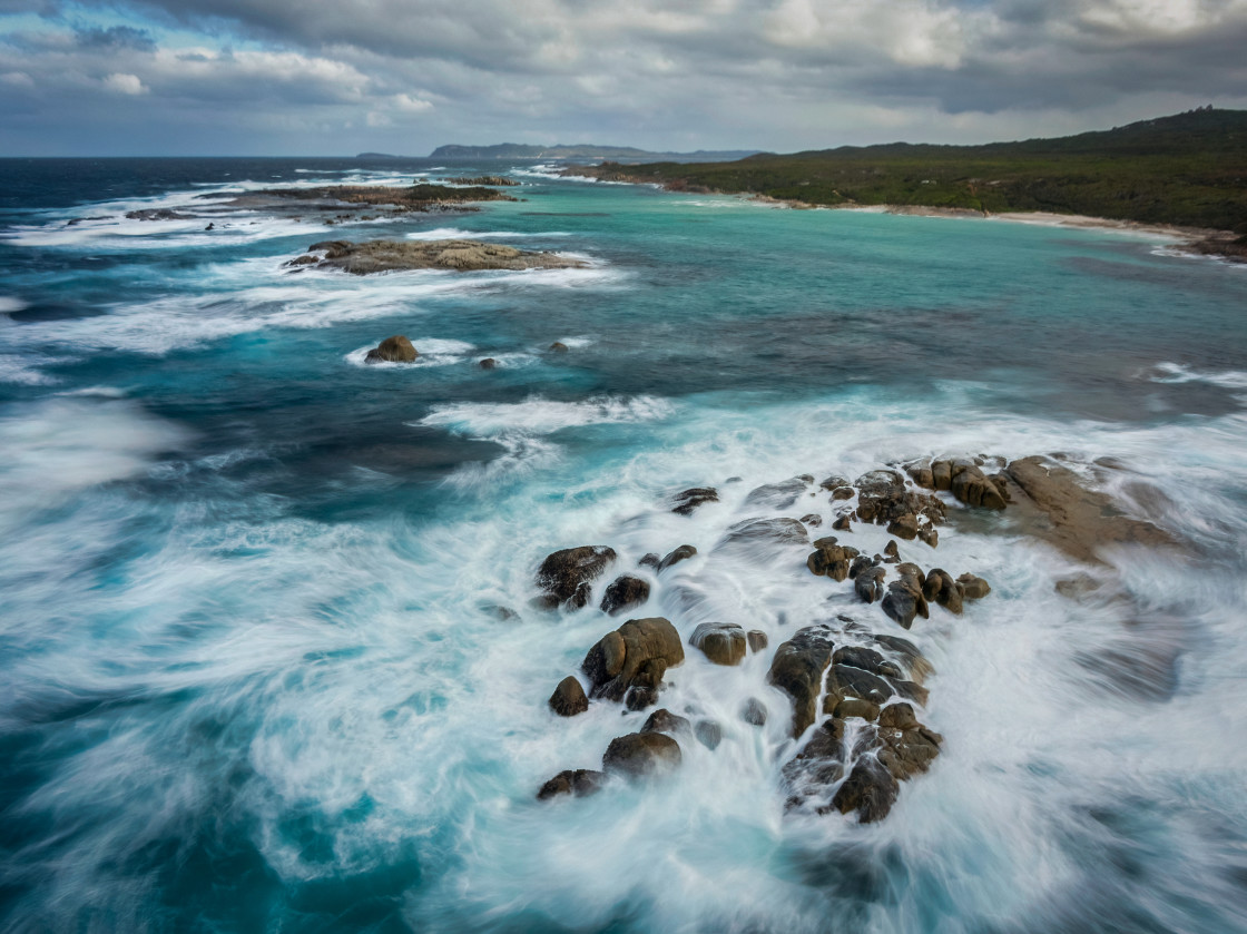 "Sinker Beach Aerial 2" stock image