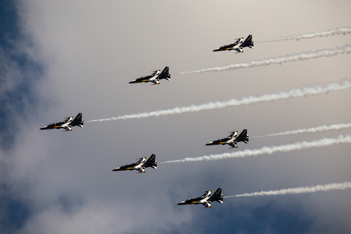 "RoKAF KAI T-50B Aircraft" by Gordon England - $12.57 "RoKAF KAI T-50B Aircraft" stock image