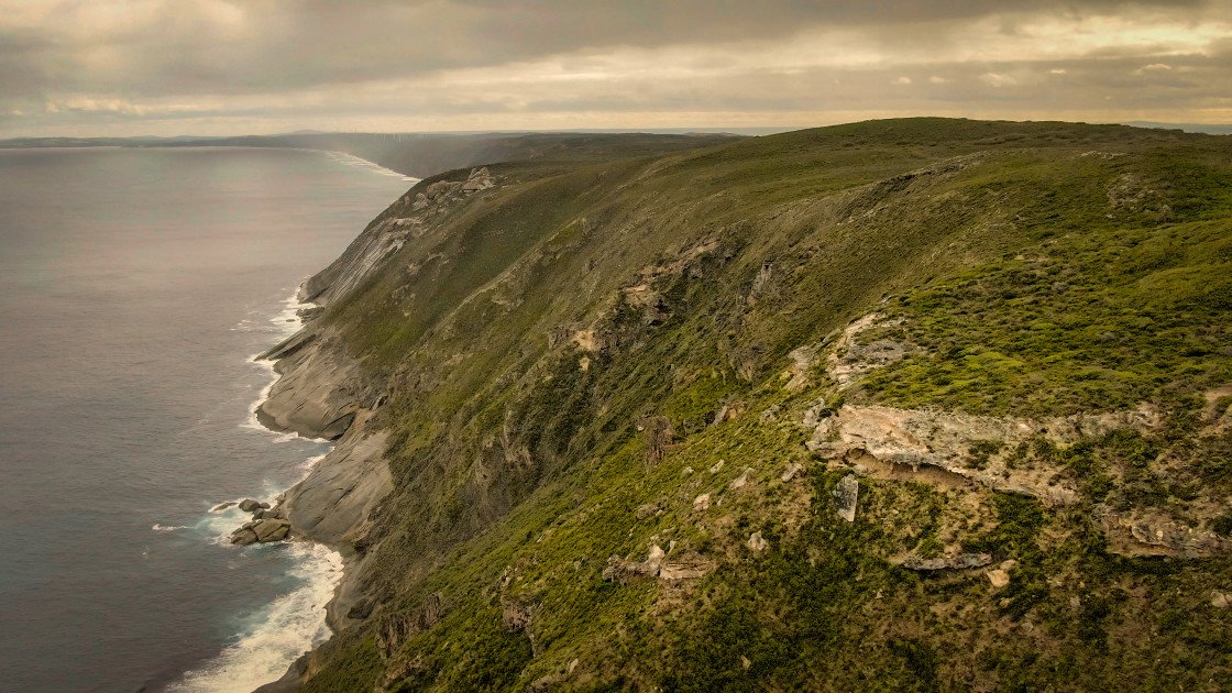 "Aerial Western View , Torndirrup" stock image