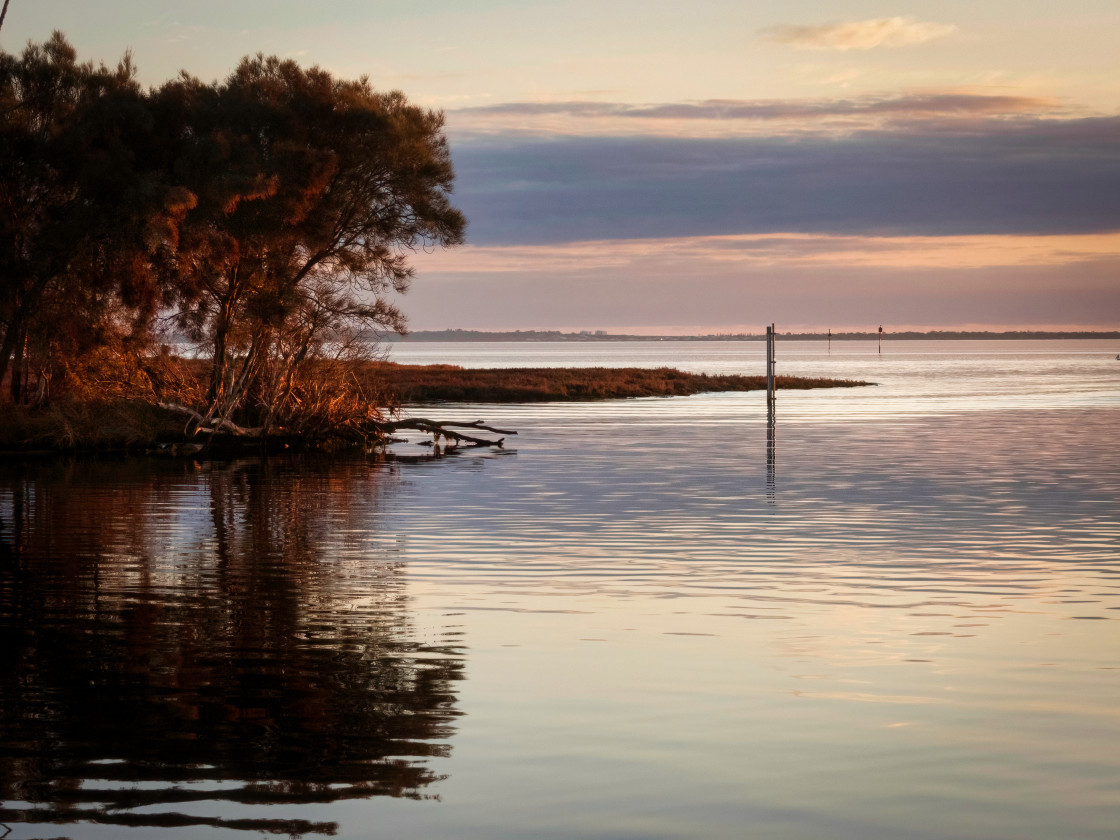 "Sundown at Coopers Mill 1" stock image