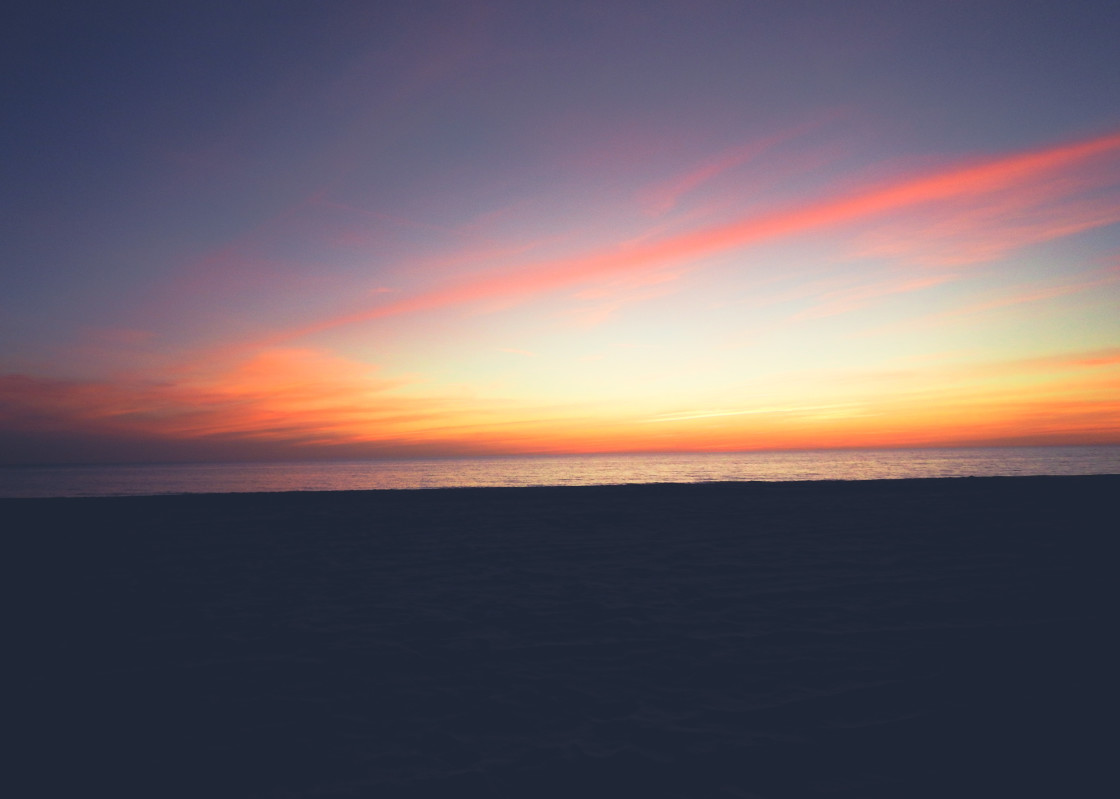 "Madeira Beach Sunset" stock image