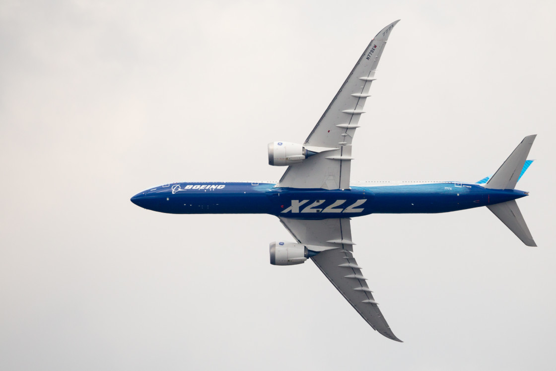 "Boeing 777X Aircraft" by Gordon England - $12.57 "Boeing 777X Aircraft" stock image
