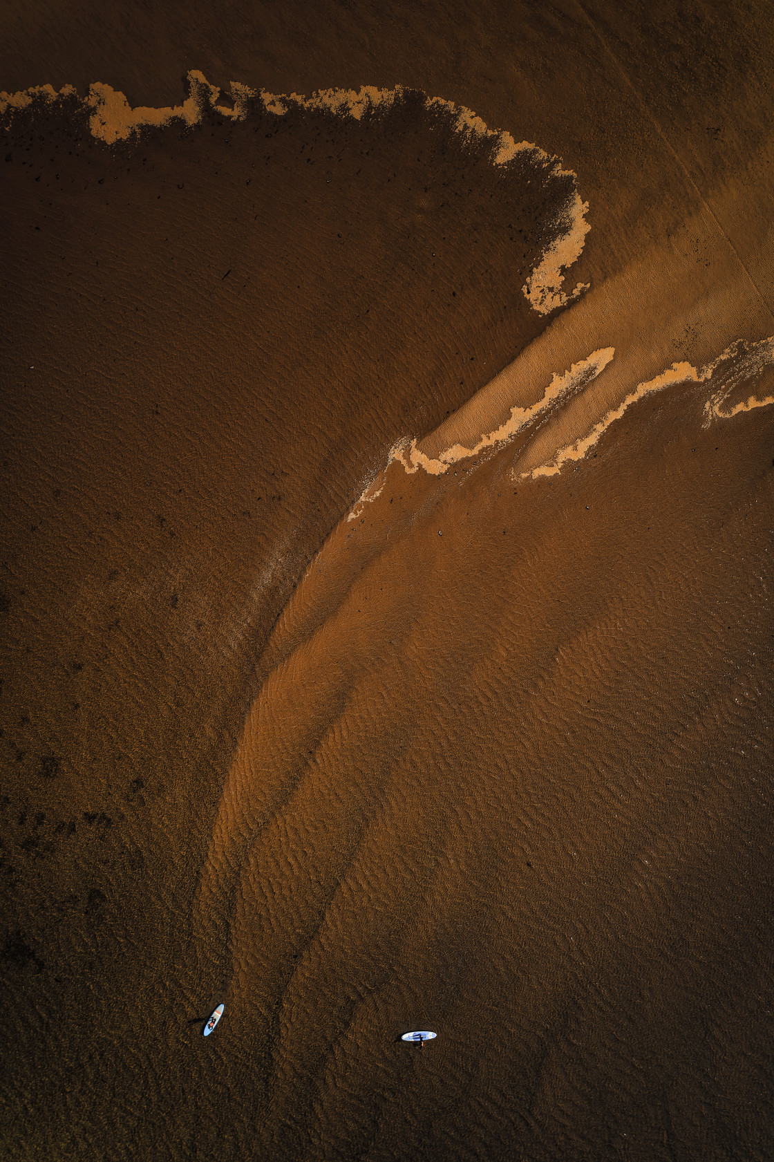 "Sand Surfing" stock image