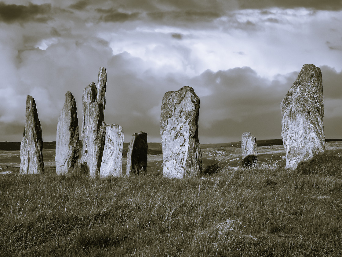 "Callanish Standing Stones" stock image