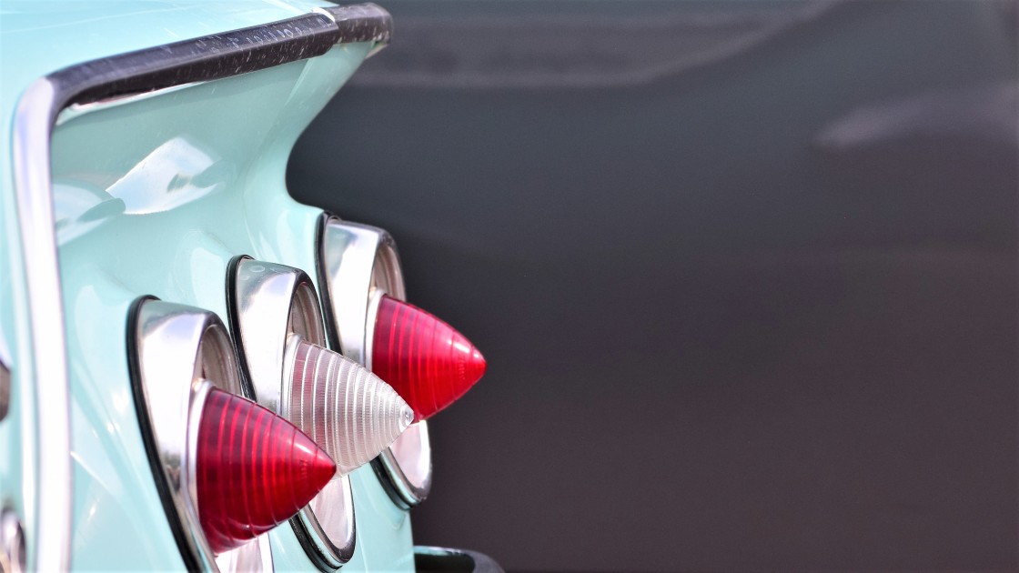 "Three tail lights" stock image