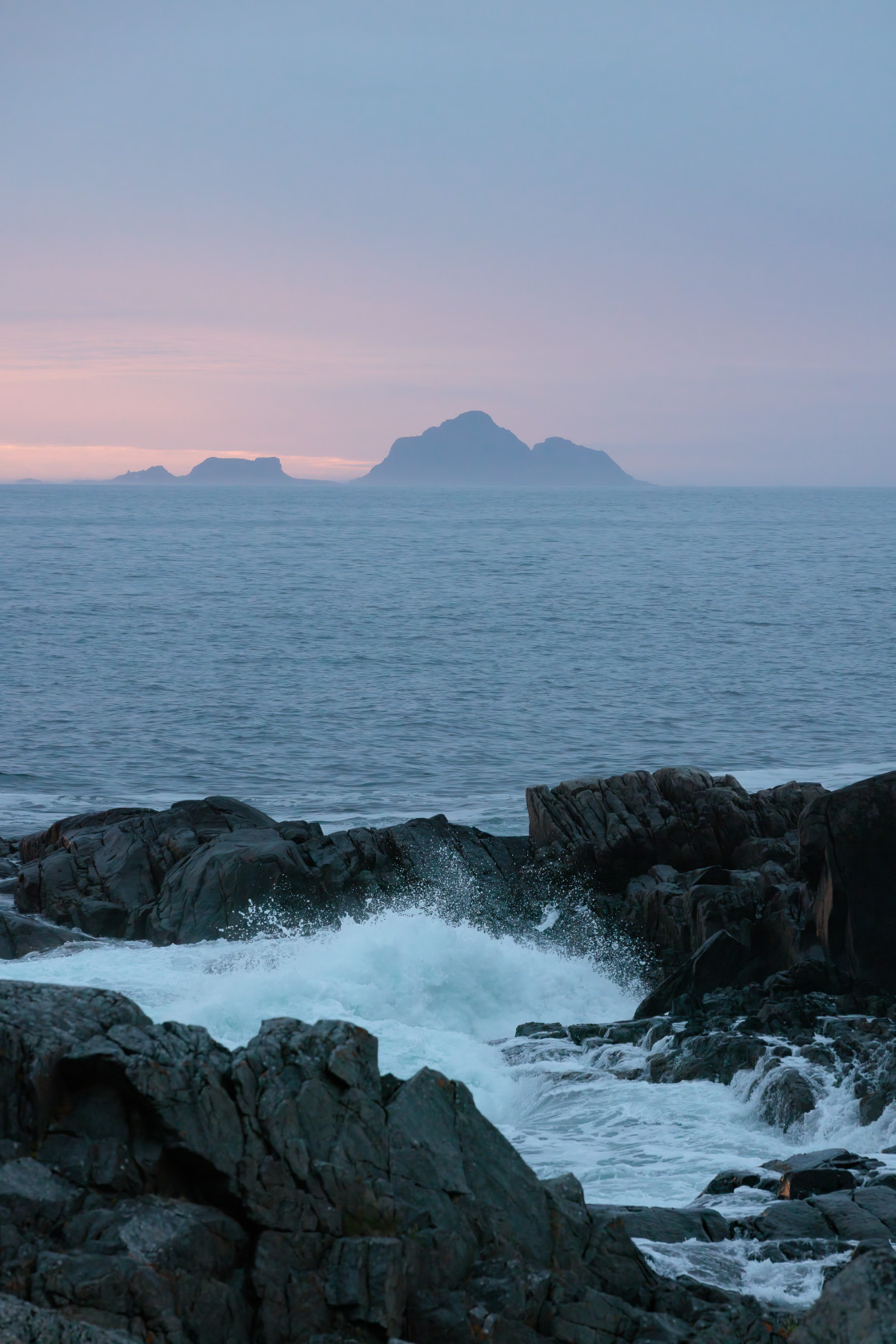 "Sunset in Lofoten" stock image