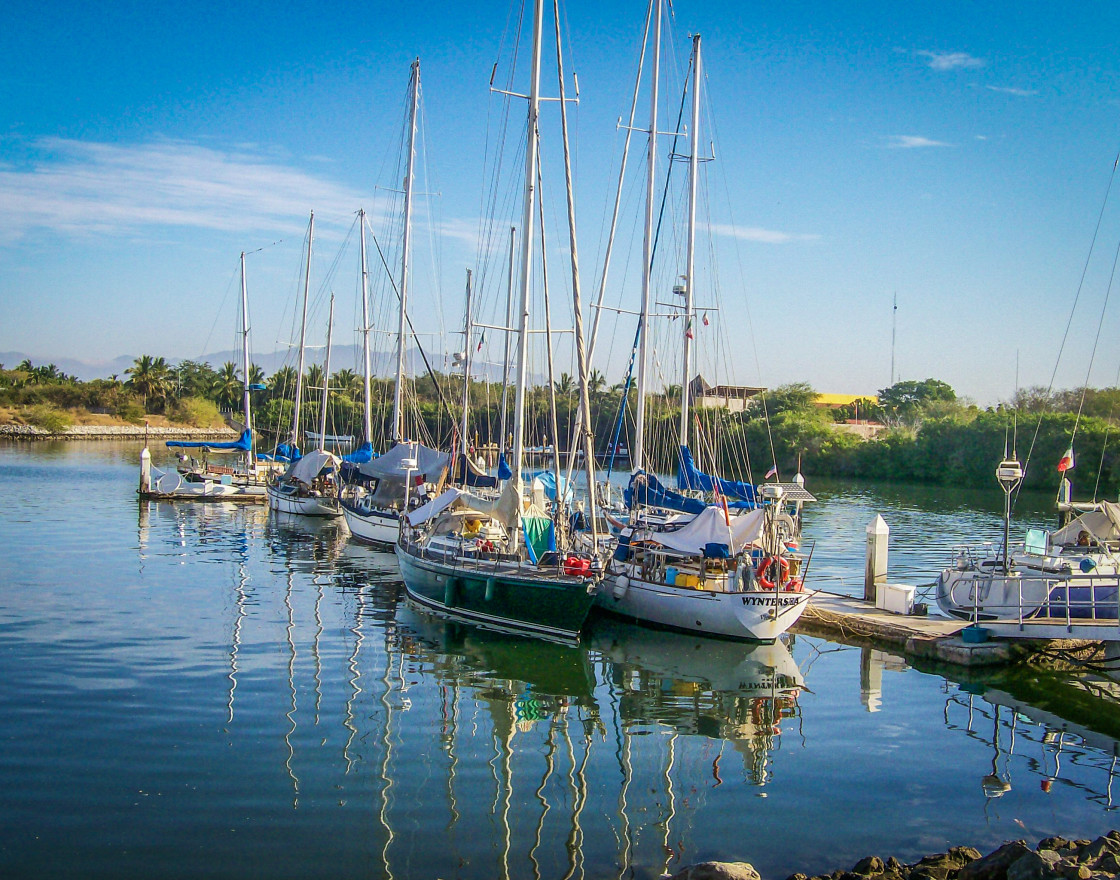 "Puerto Vallarta harbor" stock image