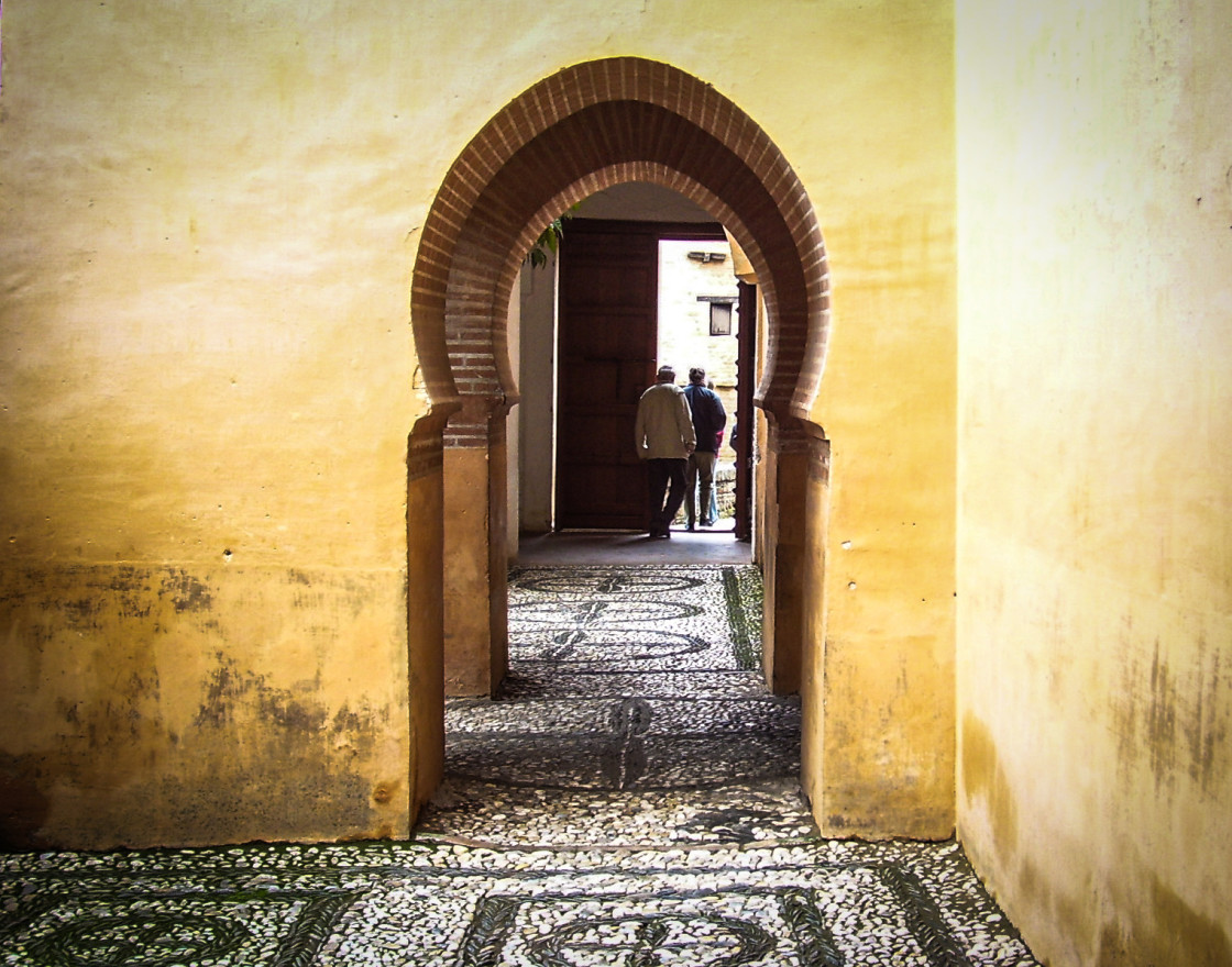 "Moroccan Passageway" stock image