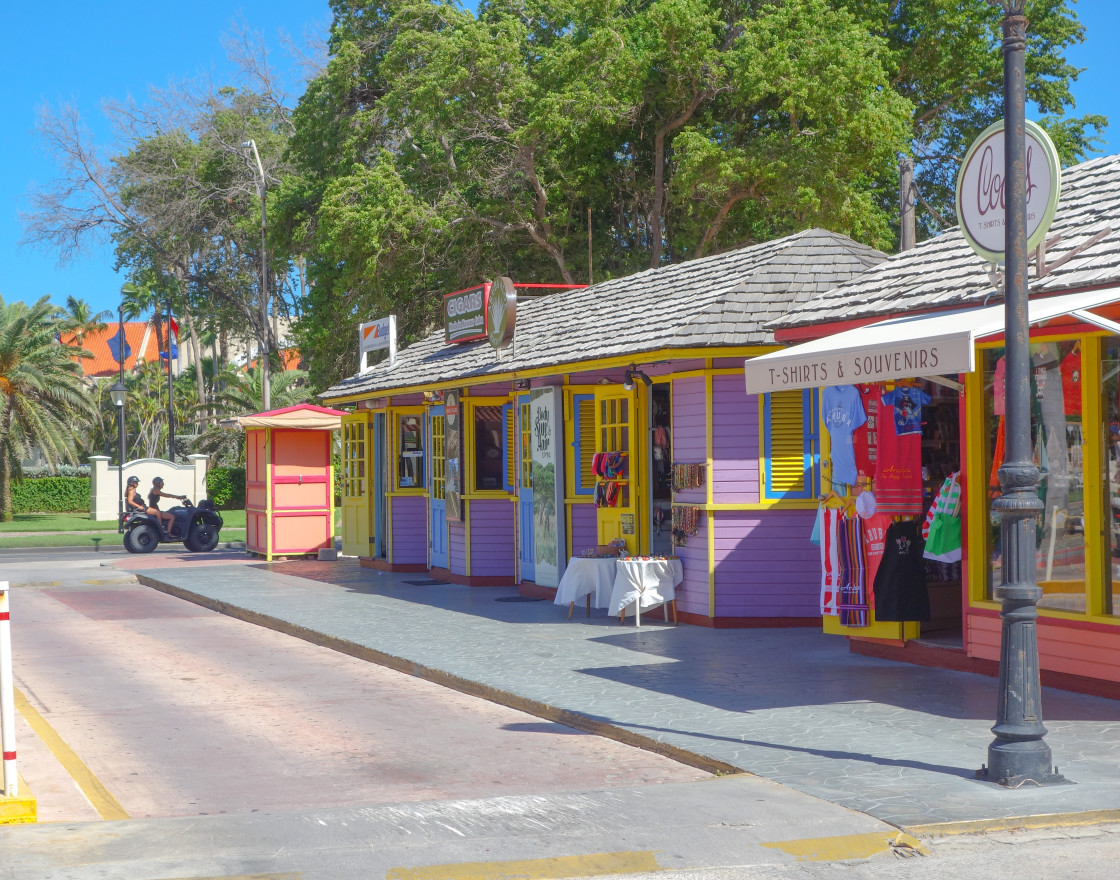 "Aruba Side Street" stock image