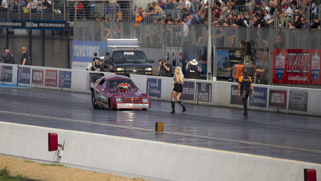 "Nostalgia Funny Cars" by Gordon England - $12.57 "Nostalgia Funny Cars" stock image