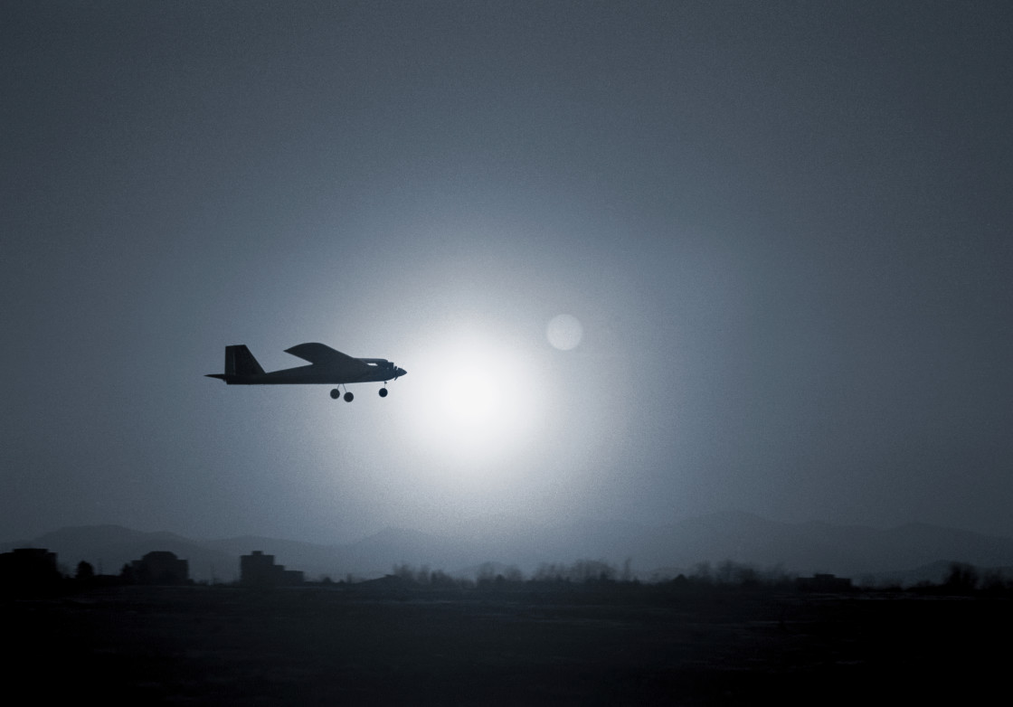 "Night Flyer" stock image