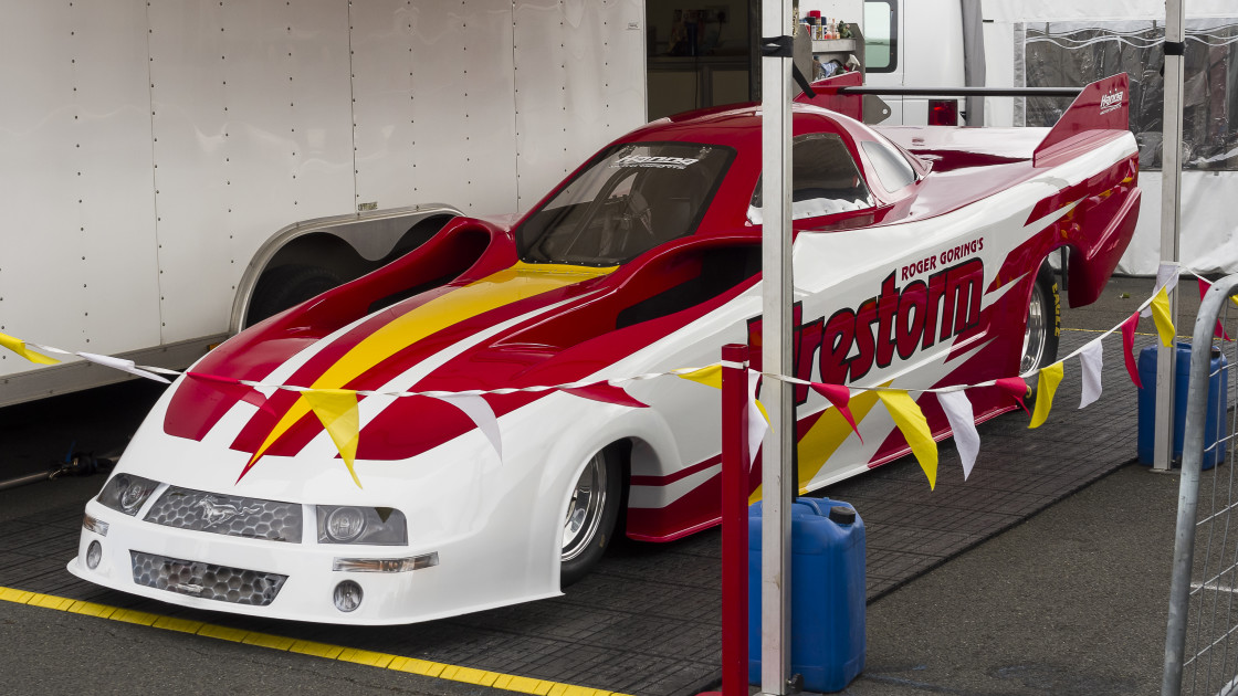 "Firestorm Jet Funny Car" stock image