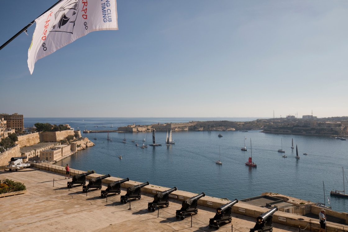 "The Grand Harbour, Valletta" stock image