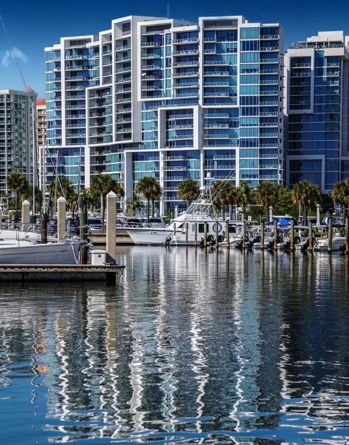 "Florida Marina # 2" stock image