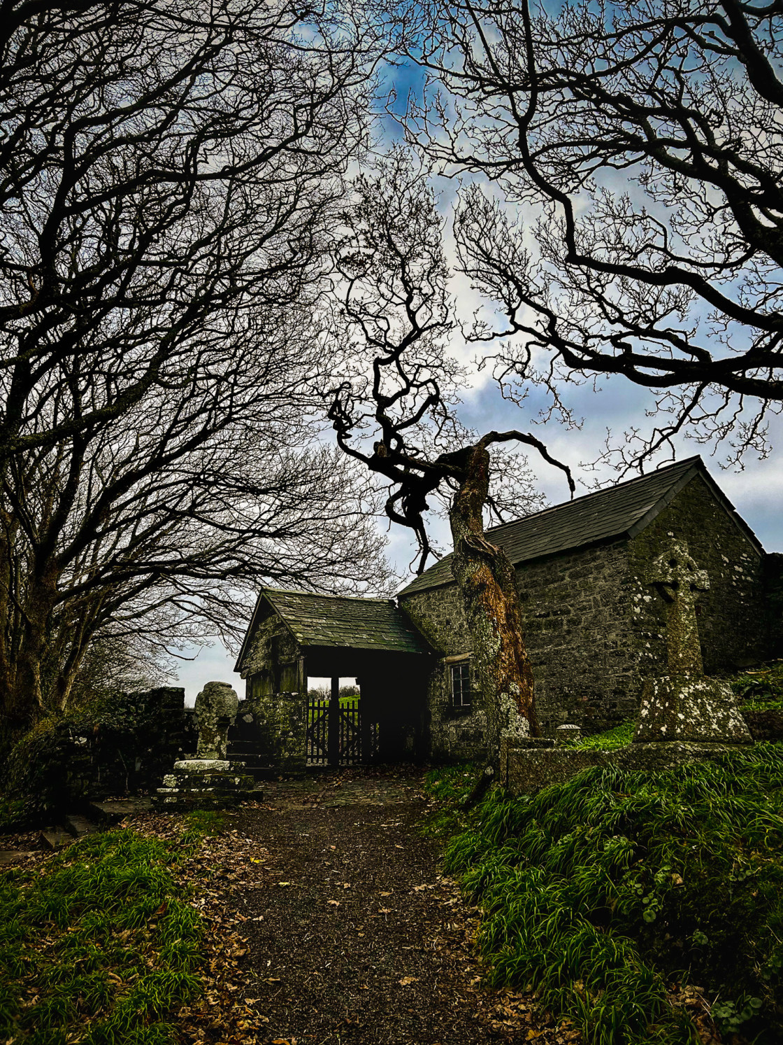 "The Lych-Gate At Morwenstow" stock image