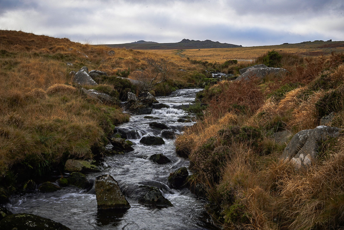 "Black Stream At Cullever Steps" stock image