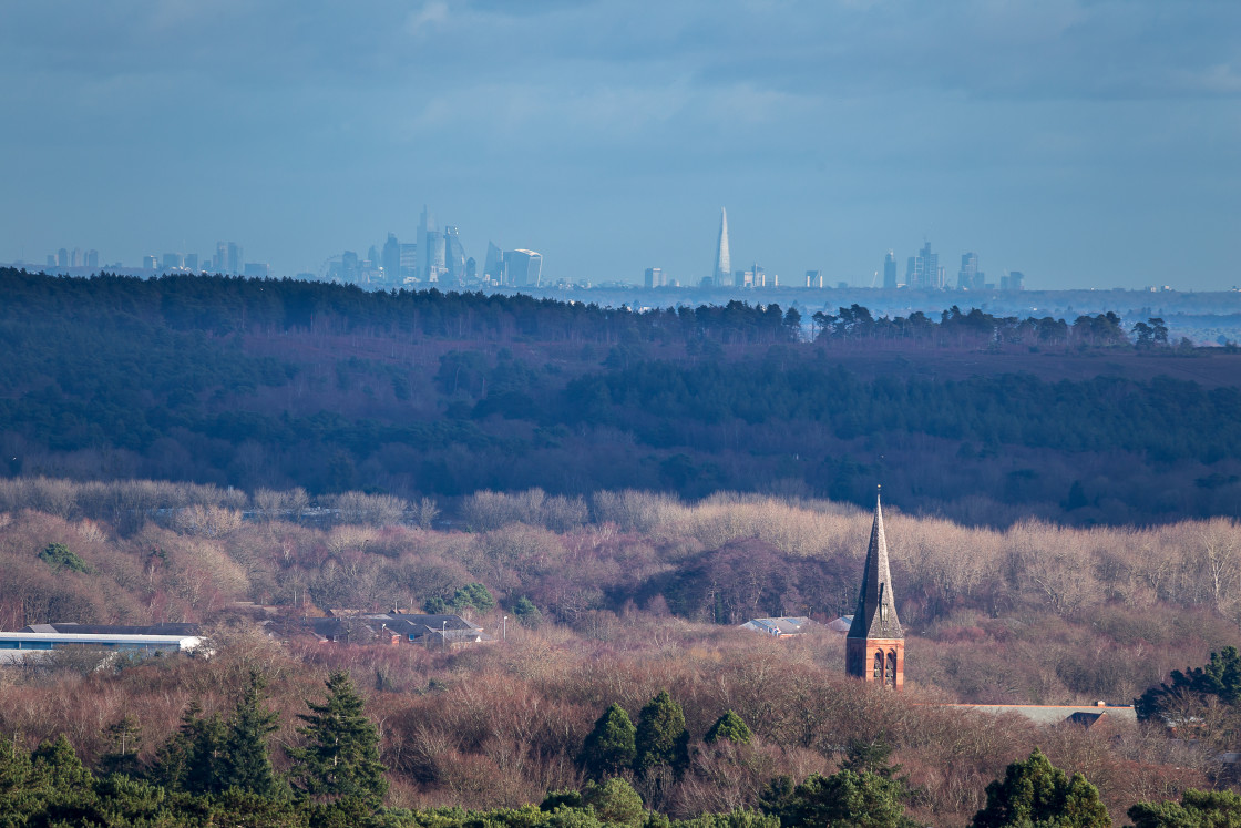 "London on Horizon" stock image