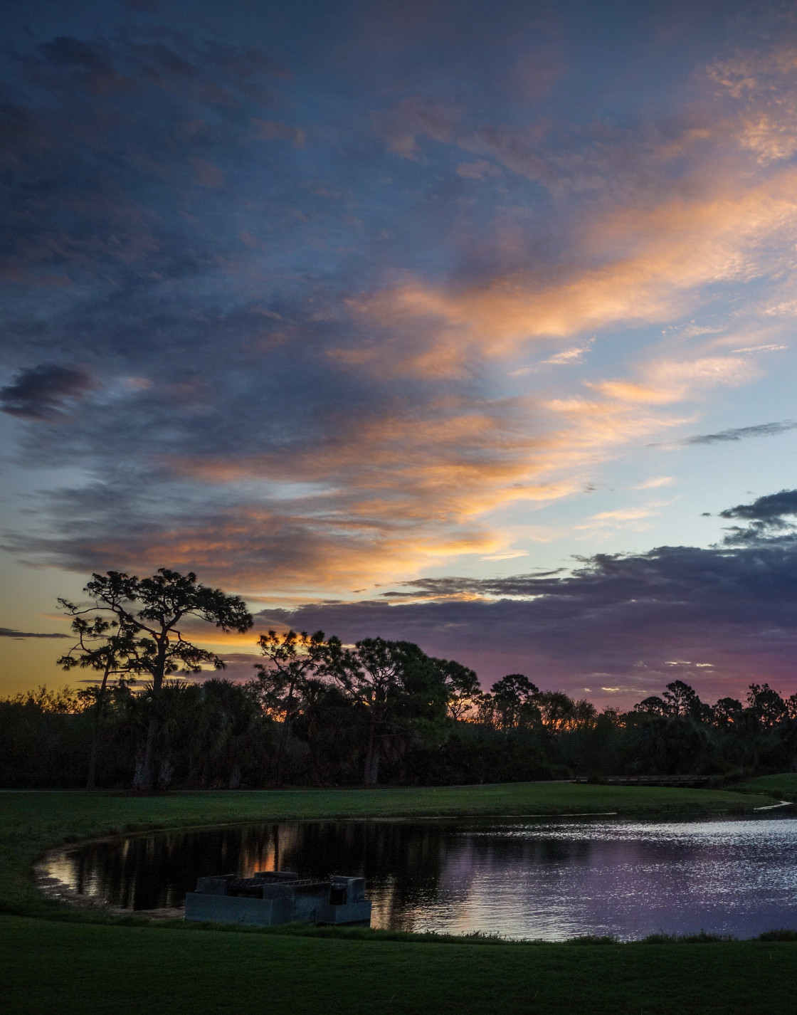 "Sunrise reflections #1" stock image