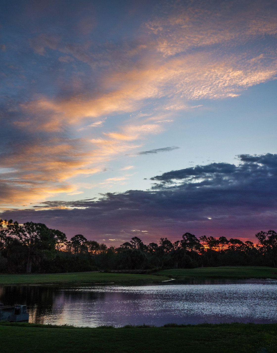 "Sunrise Reflections # 2" stock image