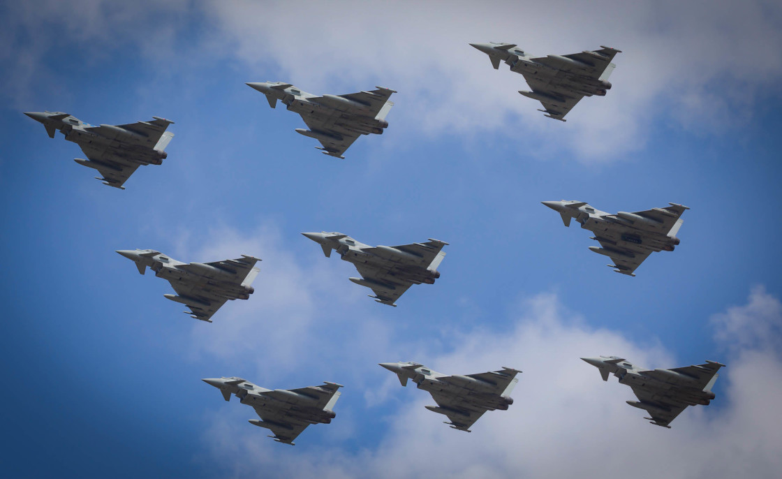 "Typhoons In Formation" stock image