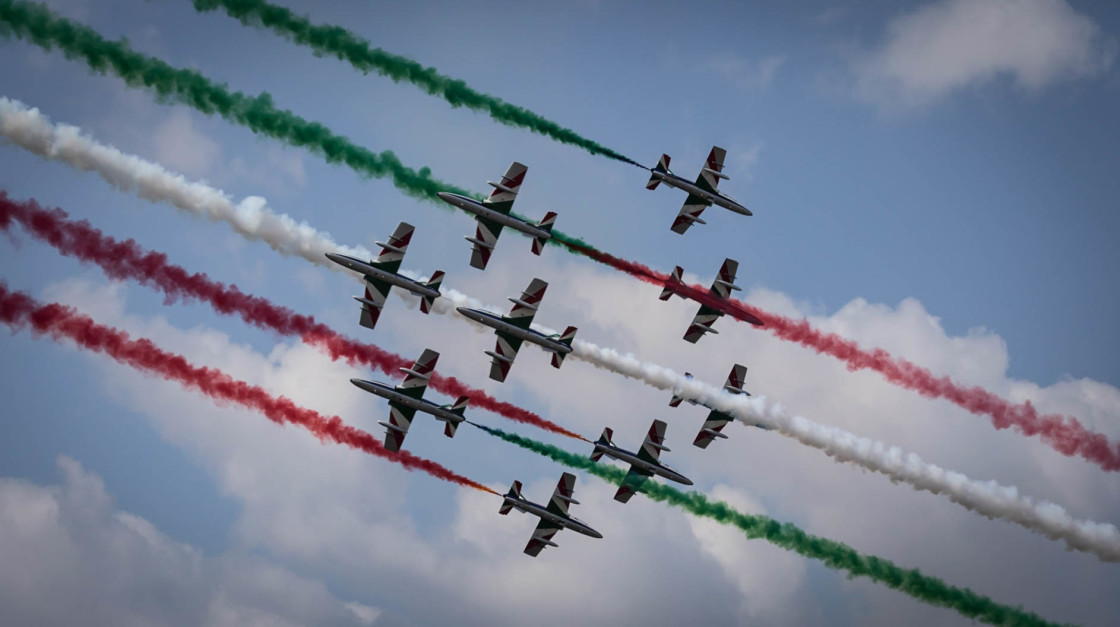 "Frecce Tricolori" stock image