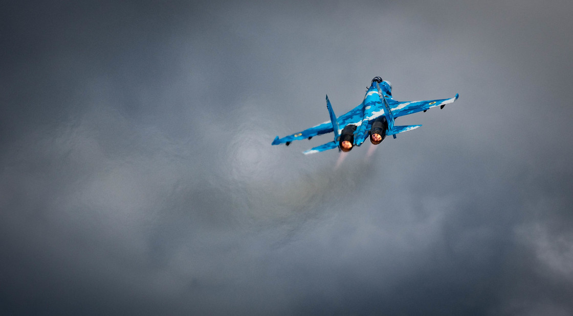 "SU-27 Flanker" stock image