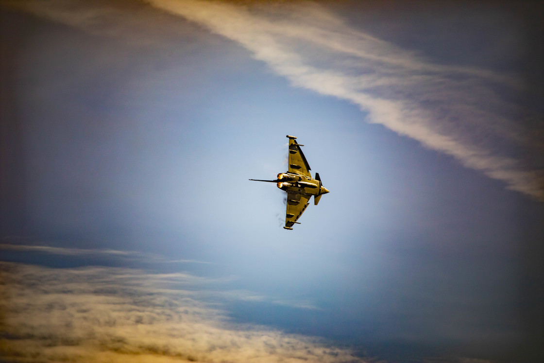 "Typhoon at Sunset" stock image