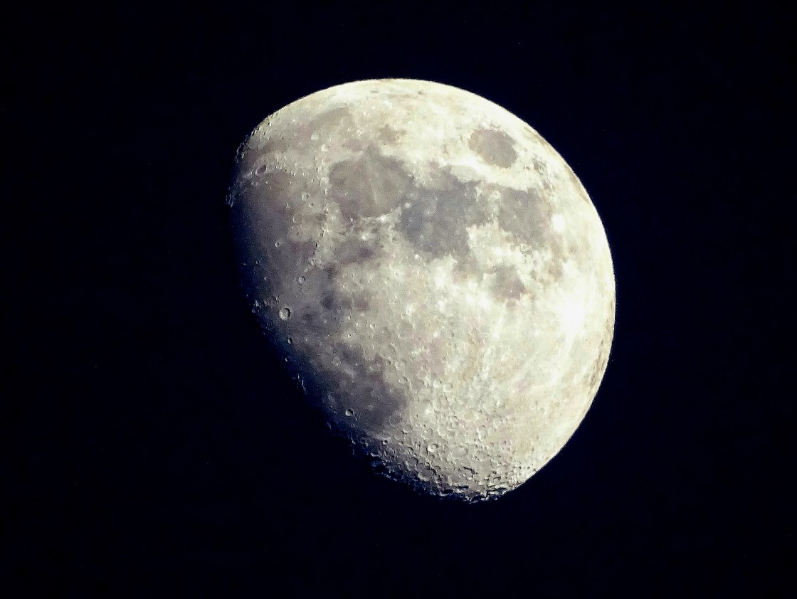 "January Moon" stock image