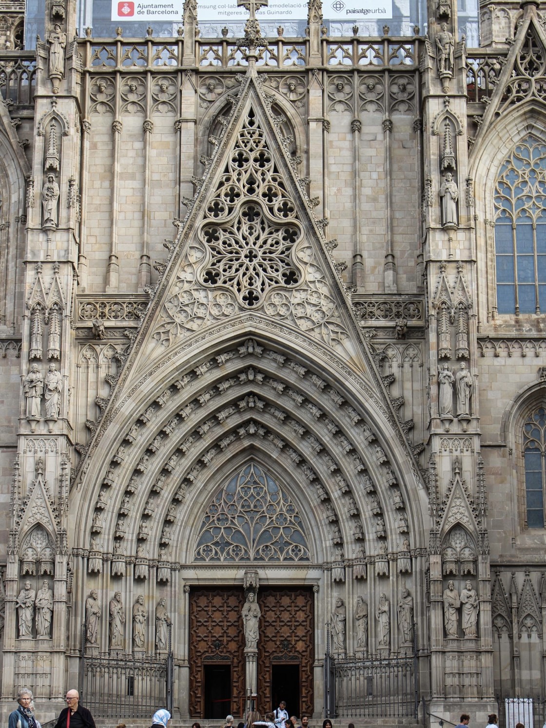 "Barcelona Cathedral" stock image