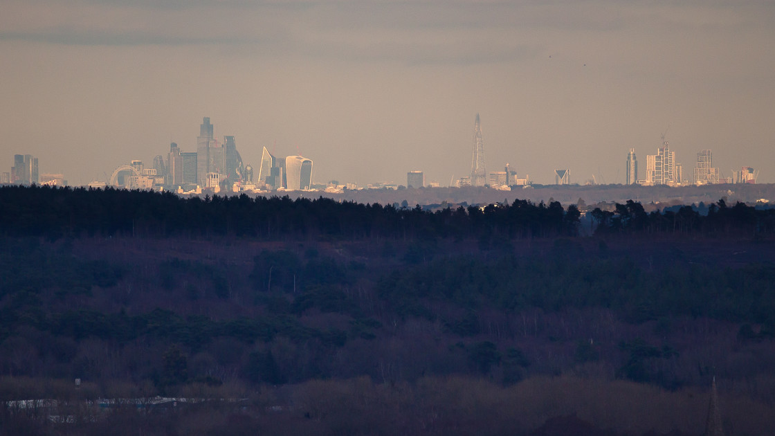 "London on Skyline" stock image