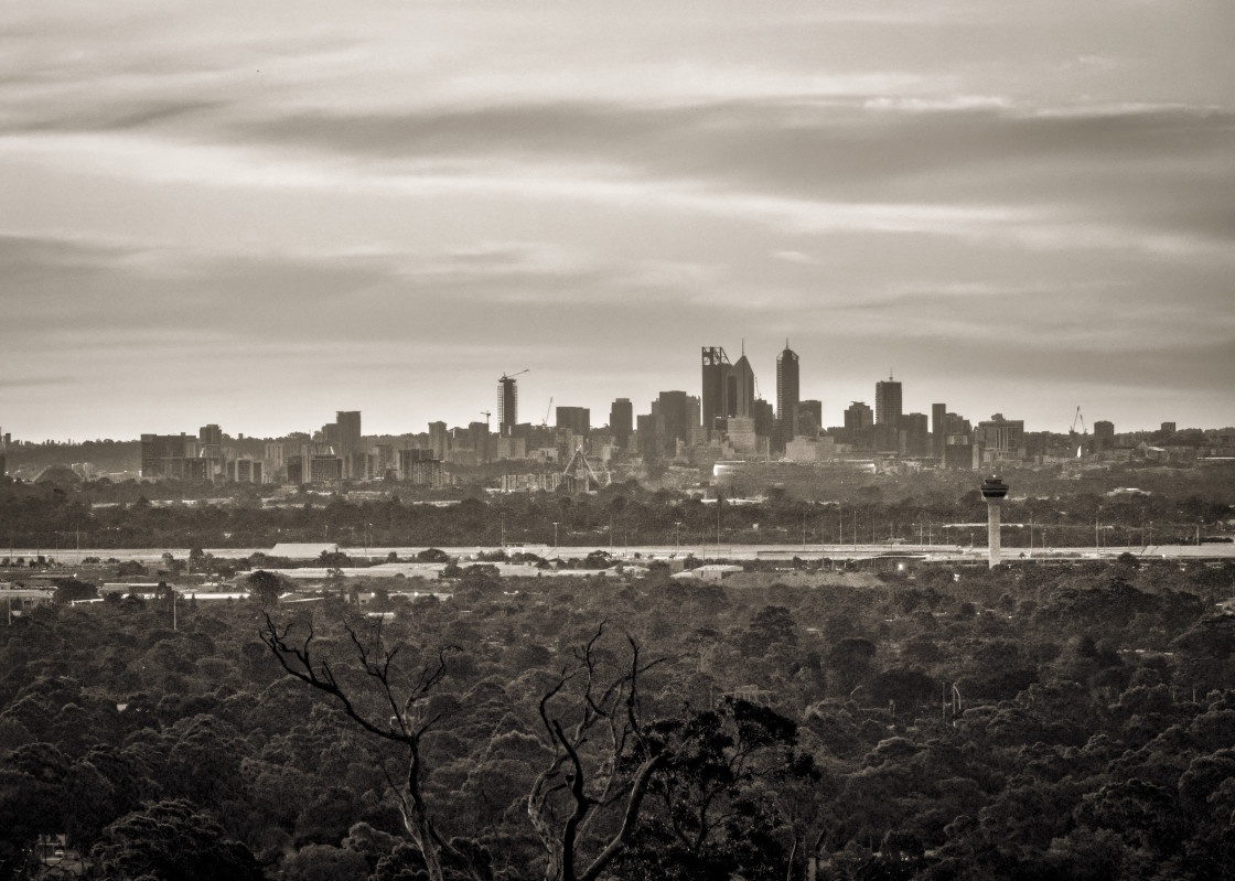 "View to the City" stock image