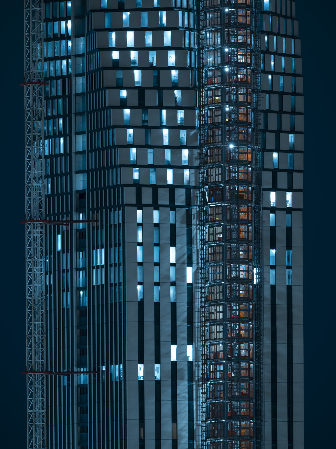 "Constructing a Skyscraper in Gothenburg, Sweden." stock image