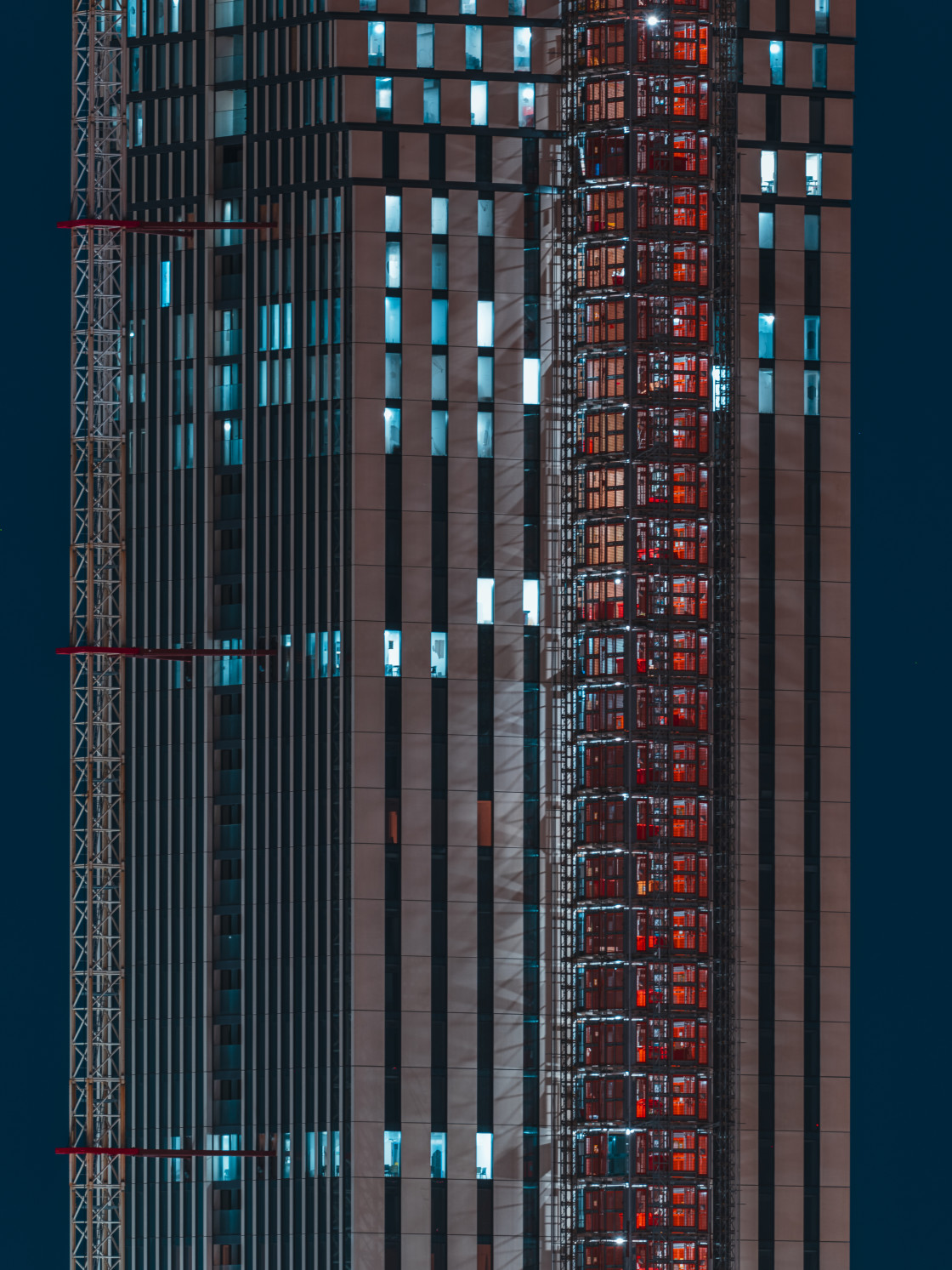 "Constructing a Skyscraper in Gothenburg, Sweden." stock image