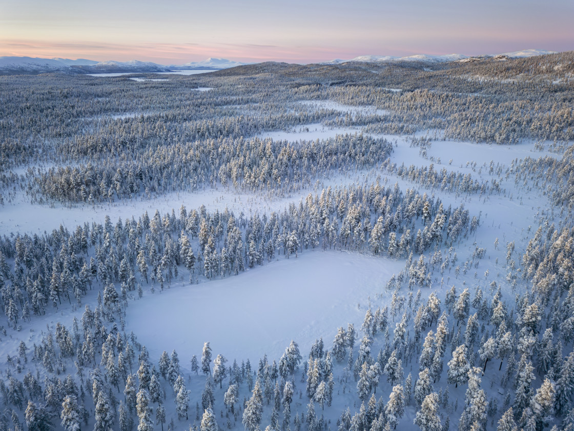 "Winter Wonderland in Norway" stock image