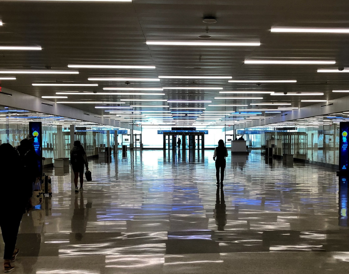 "Airport Perspective" stock image