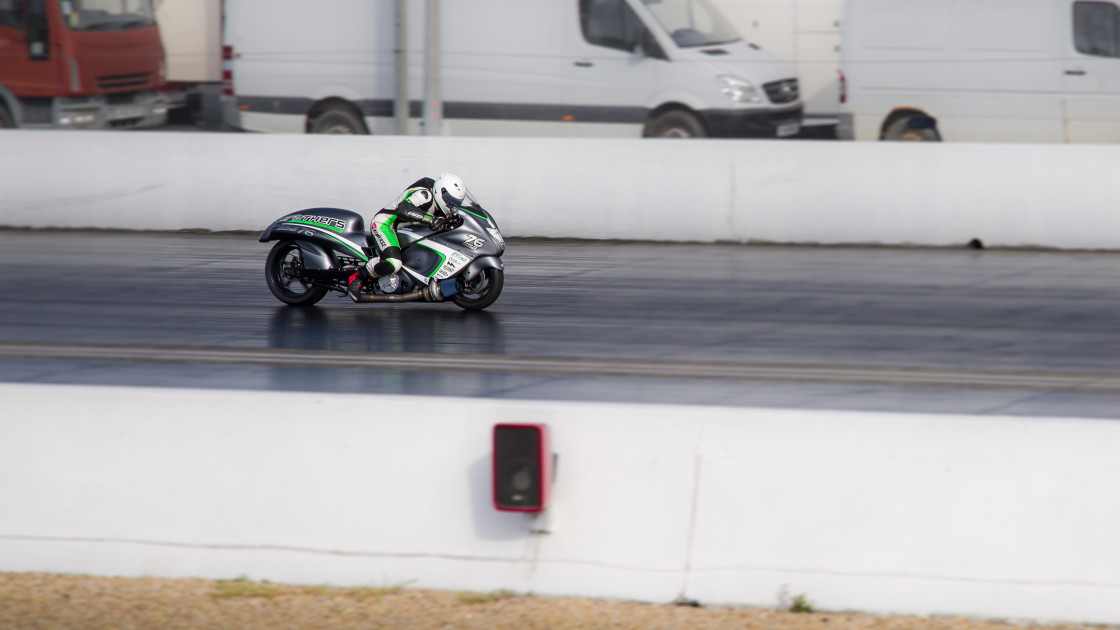 "Super Street Bike Drag Racing" stock image