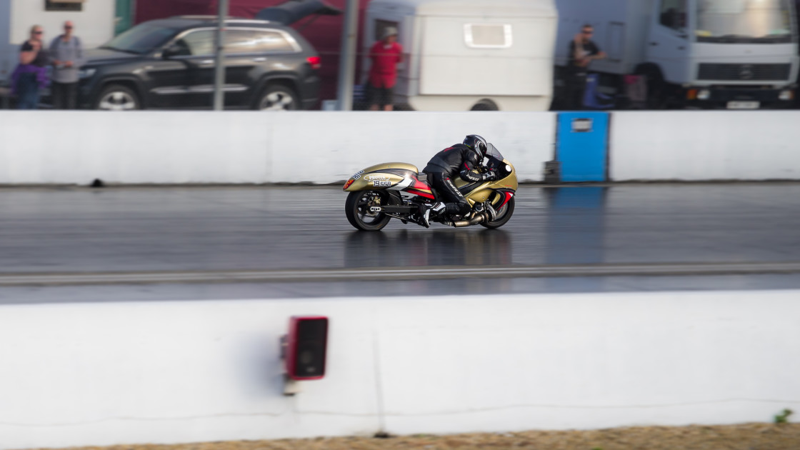 "Super Street Bike Drag Racing" stock image